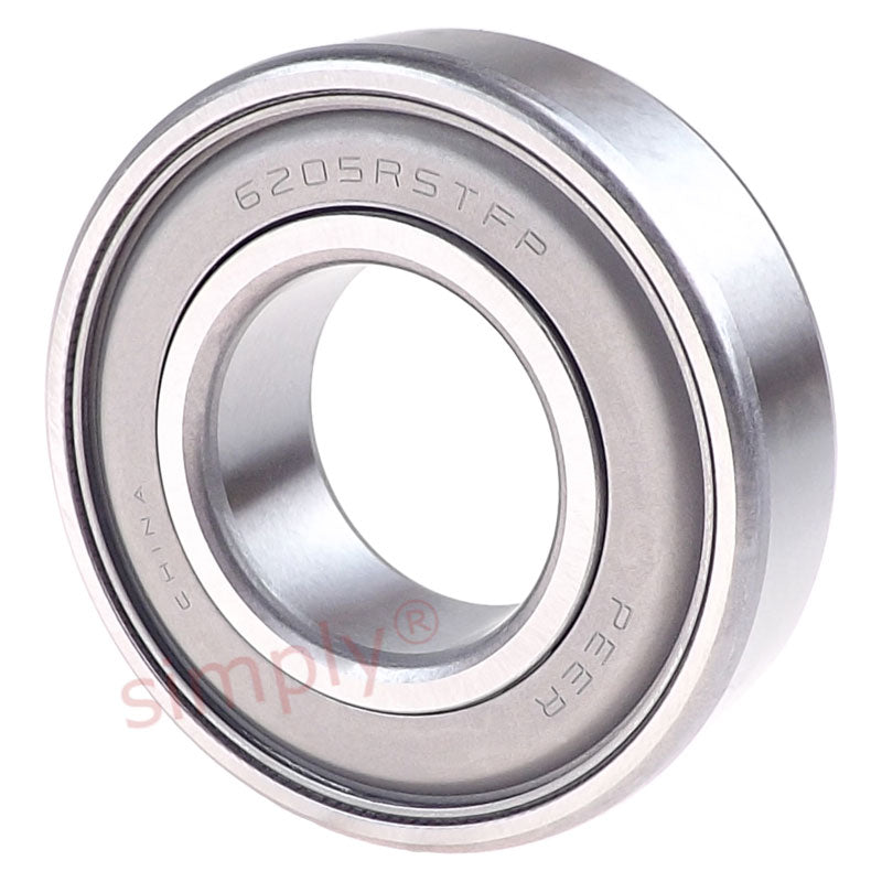 Peer 62052RSTFP TURFXTREME Lawn and Garden XTREME Rubber Sealed with Metal Shield Deep Groove Ball Bearing 25x52x15mm - Allow 2-3 Days