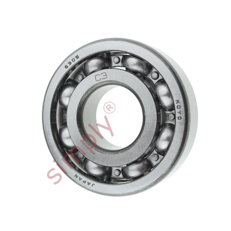 KOYO 6305C3 Open Deep Groove Ball Bearing 25x62x17mm