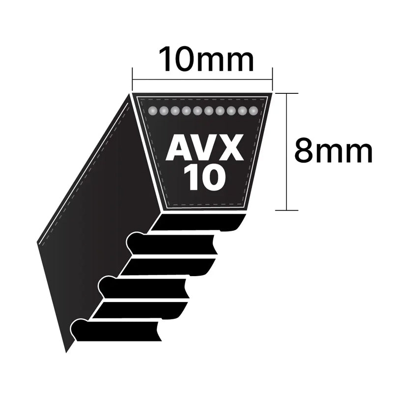 Major Brand AVX10x888 AVX-Section Cogged V-Belt