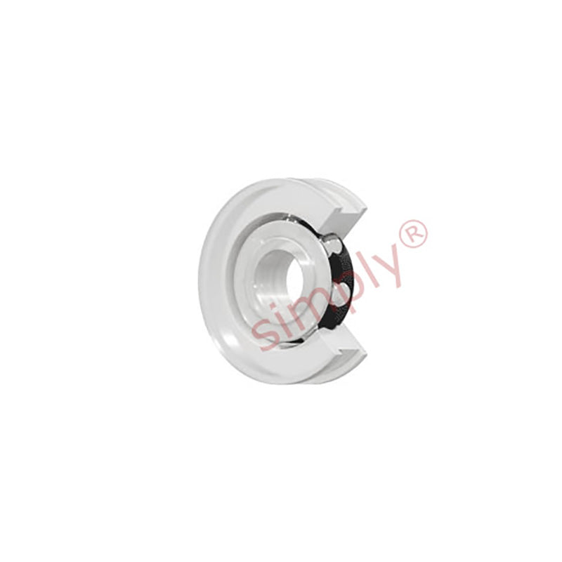 xiros xirodur BB608FFB18010ESCC Polymer Ball Bearing with PA Cage and Stainless Steel Balls with Two Side Flange and Double Sided Cover Plate 8x28x7mm - Allow 2-3 Days