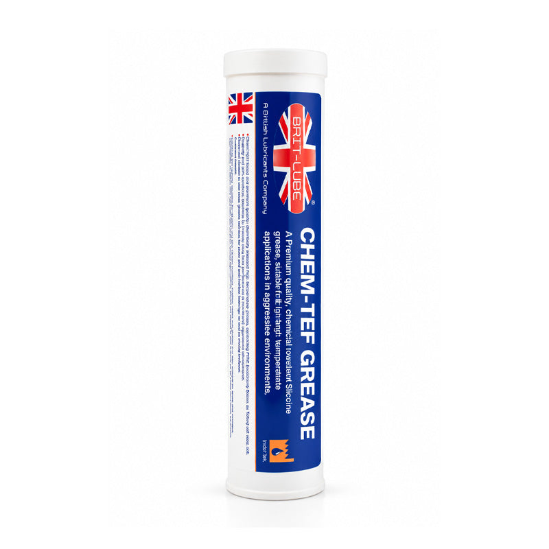 Brit-Lube Chem-Tef Premium Quality Chemically Resistant High Temperature Grease 400g