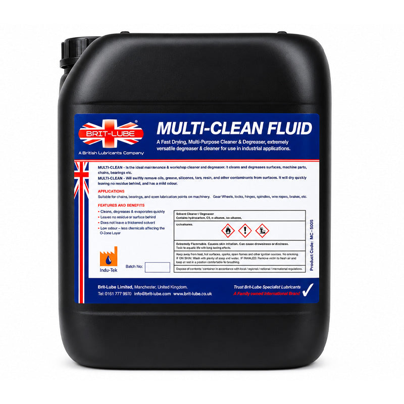 Brit-Lube Multi-Clean Fluid 10 Litre - Allow 2-3 Days
