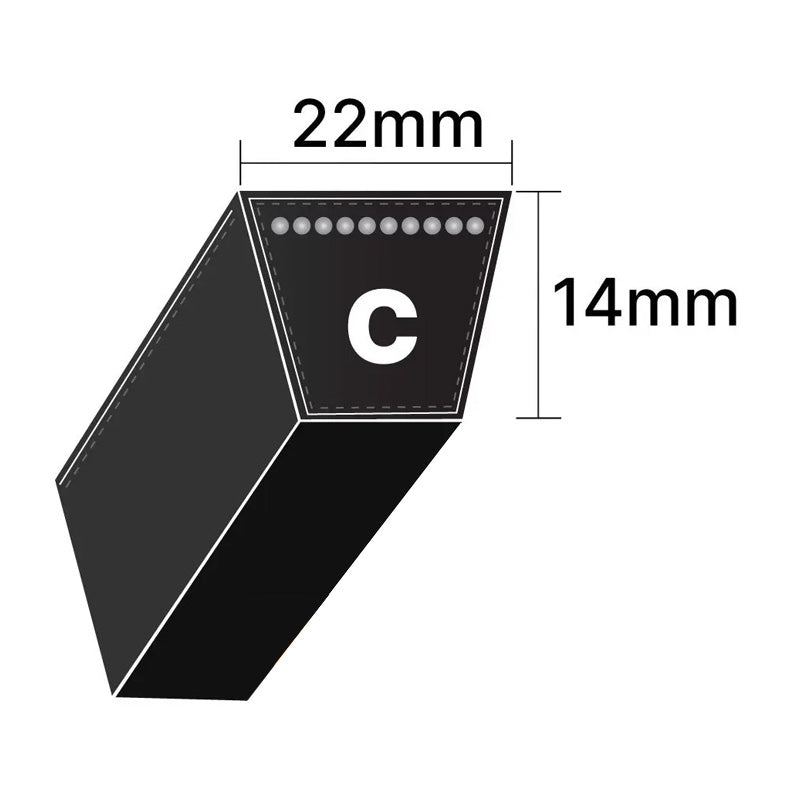 Major Brand C92 C-Section V-Belt