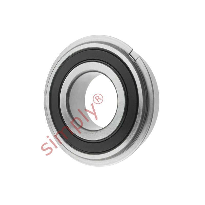 Major Brand 60092RSNR Rubber Sealed Snap Ring Deep Groove Ball Bearing 45x75x16mm