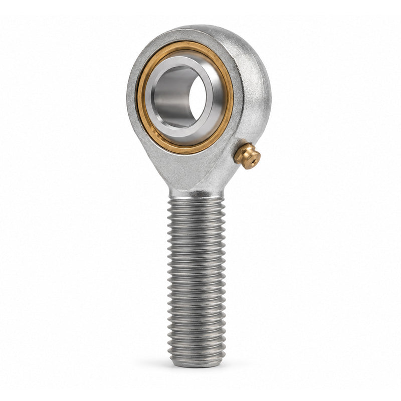 Durbal DPOSL12 Maintenance Required Left Hand Metric Steel Male Rod End M12 Thread