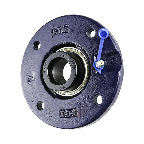 RHP FC55DEC-RHP Four Bolt Round Cast Iron Flanged Bearing Unit and 55mm Insert