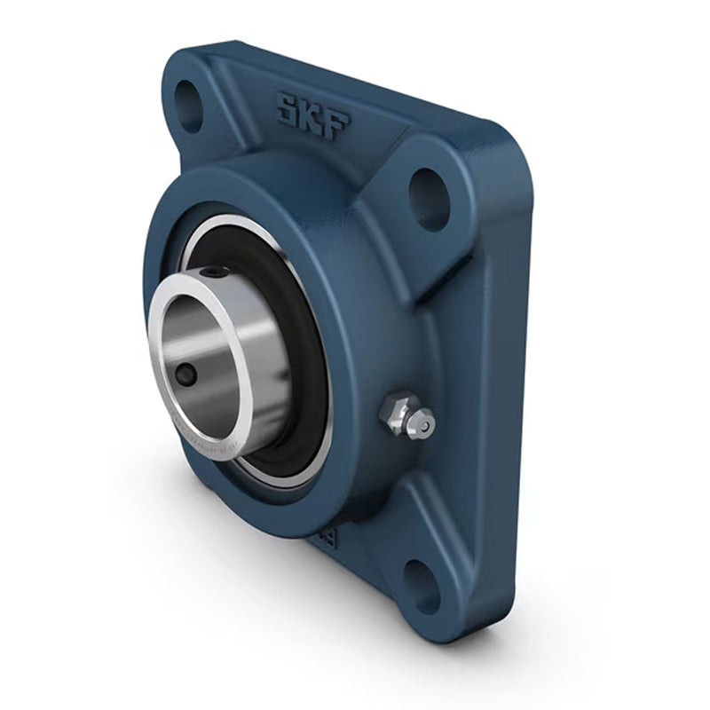 SKF FY2-1/2TF Square Cast Housing with Grub Screw 2-1/2 inch Insert