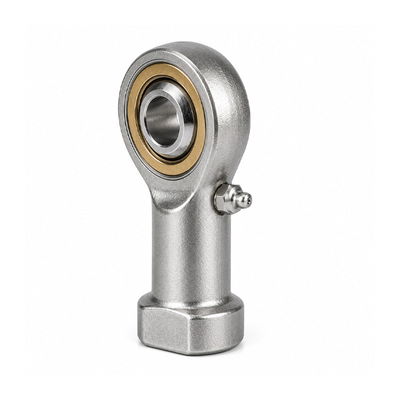Fluro GIRS8BO Right Hand Stainless Steel / Bronze Lined Maintenance Free Studded Female Rod End M8 Thread