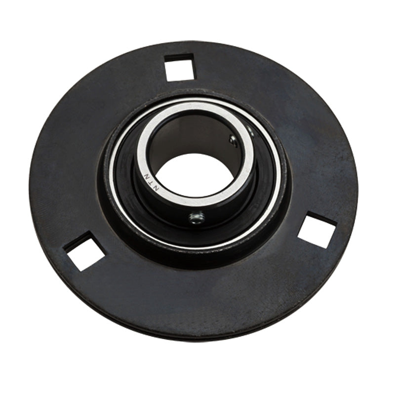 NTN ASPF205 Round 3 Bolt Pressed Steel Bearing Housing with 25mm Insert - Allow 2-3 Days