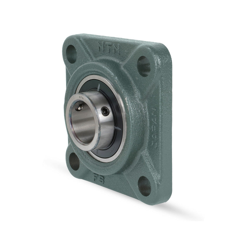 NTN UCFS306-101D1 Imperial Four Bolt Square Cast Iron Flange Housing with 1-1/16 inch Bore Insert - Allow 2-3 Days