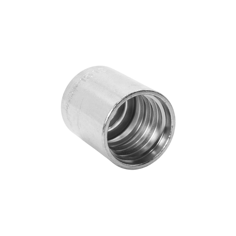 FLEXEQUIP/VOSS PF15 1SC/2SN Zinc Nickel Plated Swage Ferrule Fitting No Skive for Compact Hoses 1/4 inch SAE - Allow 2-3 Days