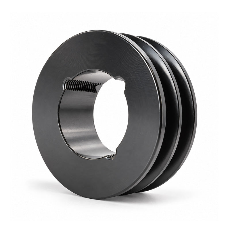 112X2SPB 112mm Pitch Diameter SPB Section Tapered Locking Bush Type Pulley with 2 Grooves (Bush not Incl.)
