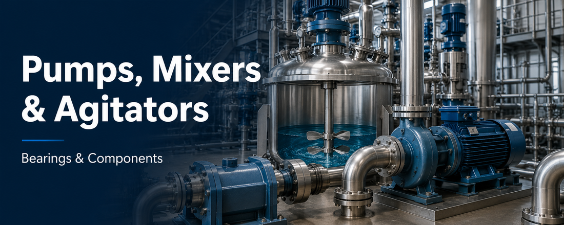 Bearings & Components for Pumps, Mixers & Agitators