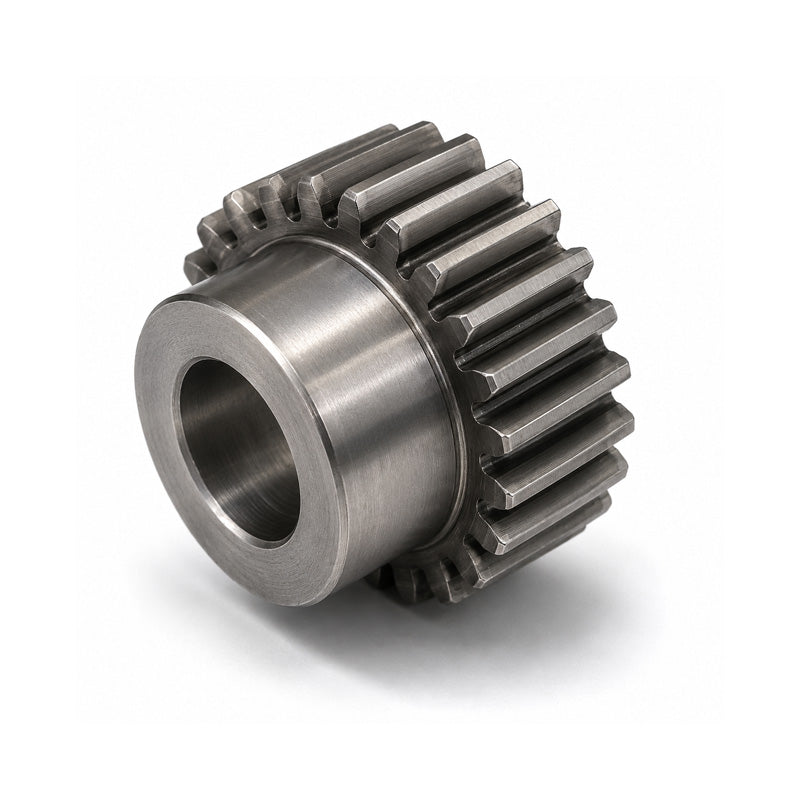 SS05/16B-3 Metric EN8 Spur Gear 16 Tooth 0.5 Mod Pilot Bored 3mm (H8)
