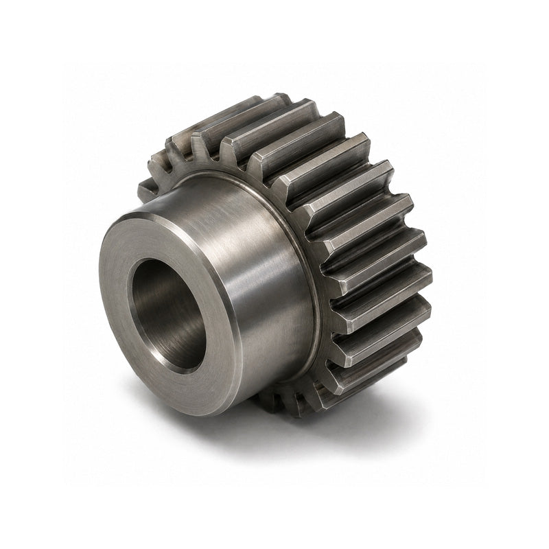 SS07/15B-3 Metric EN8 Spur Gear 15 Tooth 0.7 Mod  Pilot Bored 3mm (H8)