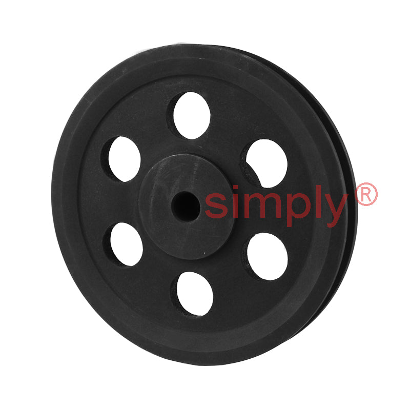 PowerDrive 160X1SPZ 160mm Pitch Diameter SPB Section Pulley with 1 Groove Pilot Bore