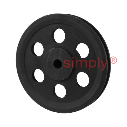 PowerDrive 160X1SPZ 160mm Pitch Diameter SPB Section Pulley with 1 Groove Pilot Bore