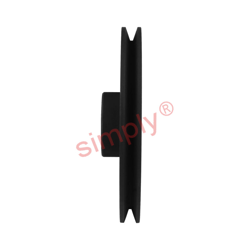 PowerDrive 160X1SPZ 160mm Pitch Diameter SPB Section Pulley with 1 Groove Pilot Bore