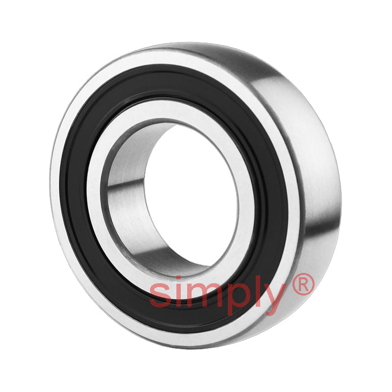 Budget 17262052RS Spherical Outside Dia Deep Groove Ball Bearing 25x52x15mm