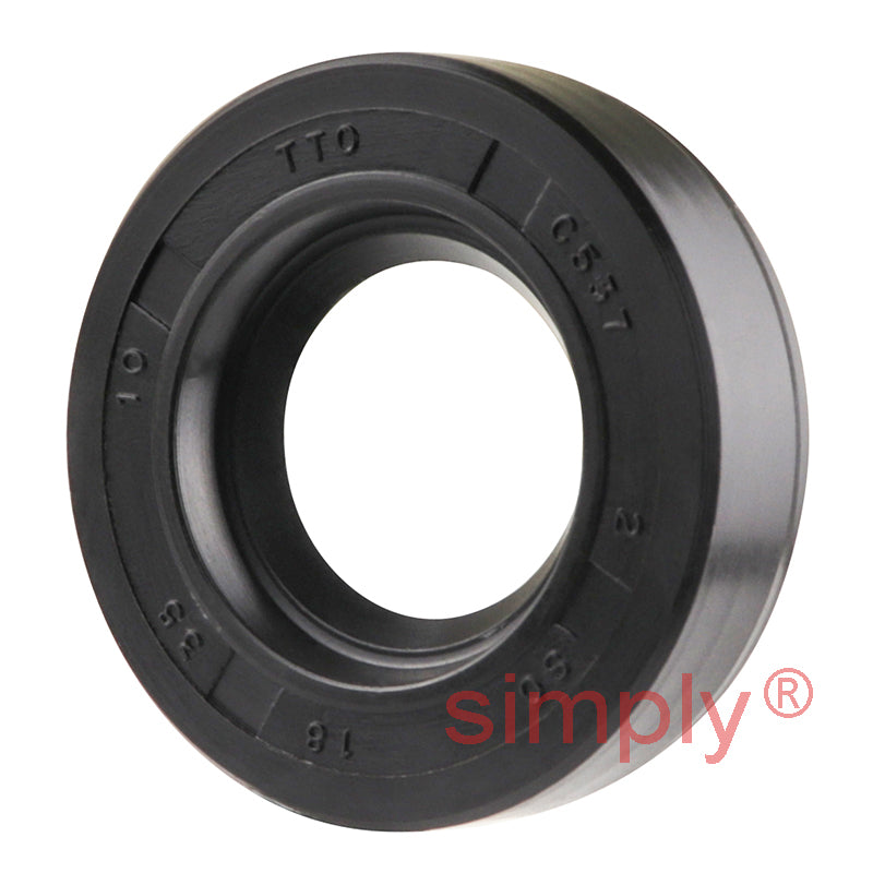 18x35x10mm Nitrile Rubber Single Lip Rotary Shaft Oil Seal with Garter Spring SC / R21