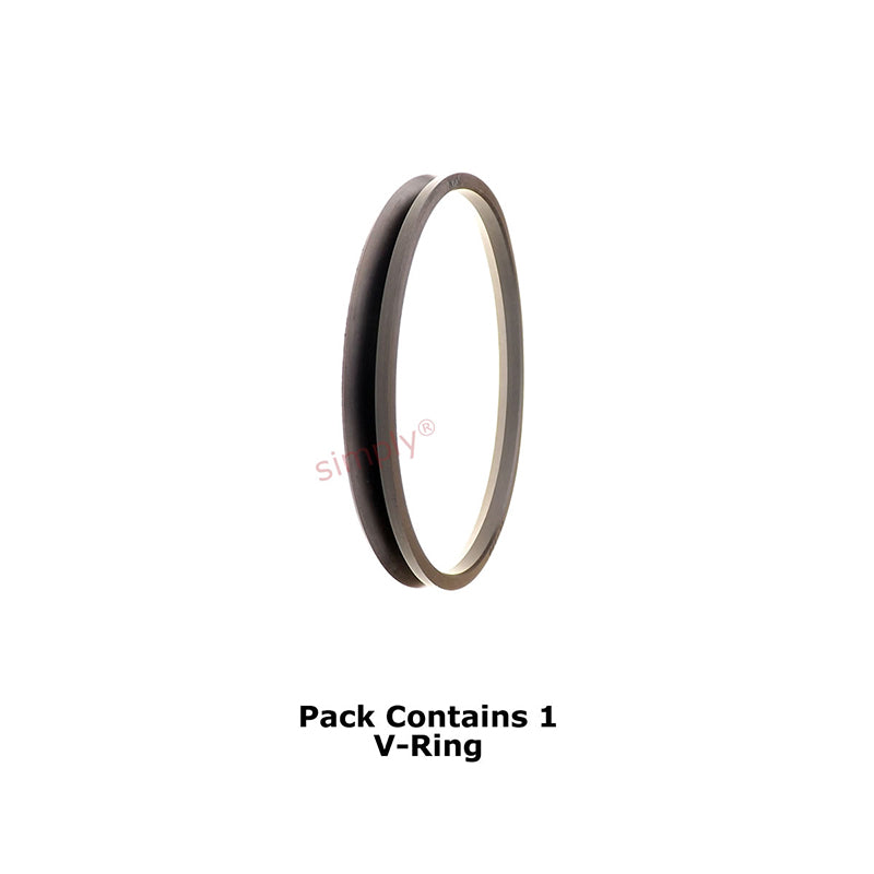 VL160 NITRILE Rubber V-Ring For Shafts 155-165mm