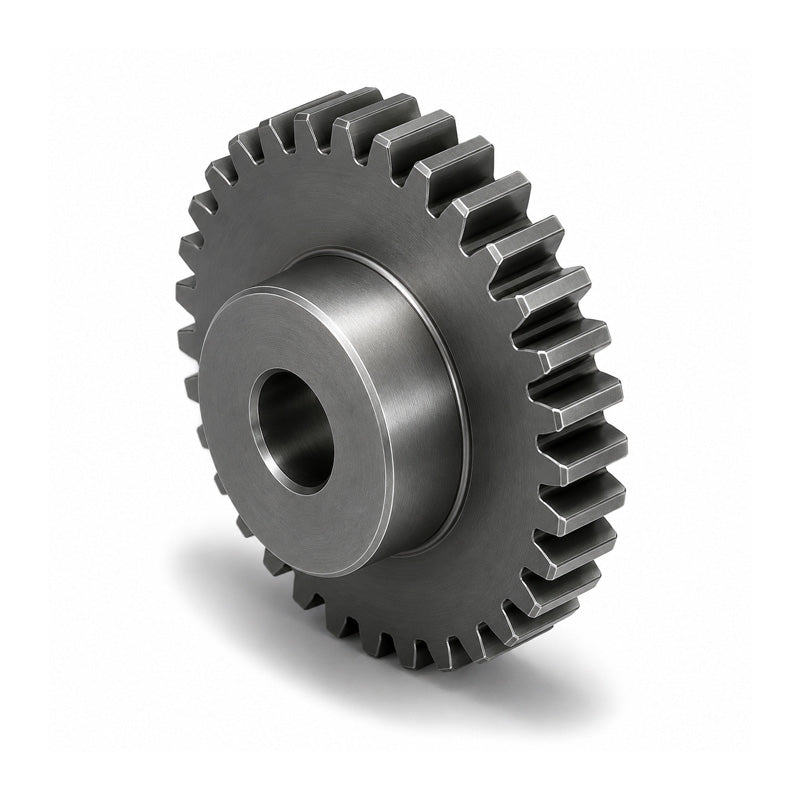 SS20DP/22B-0.375 Imperial EN8 Steel Spur Gear 22 Tooth 20 DP Bored 0.375 inch (H8)