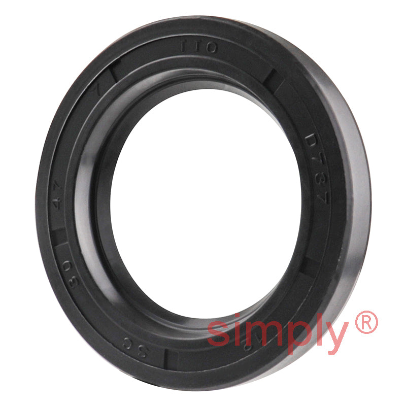 30x47x7mm Nitrile Rubber Single Lip Rotary Shaft Oil Seal with Garter Spring SC / R21