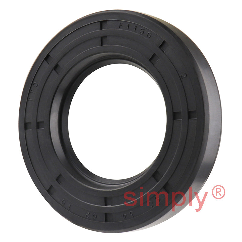 34x62x10mm Nitrile Rubber Single Lip Rotary Shaft Oil Seal with Garter Spring SC / R21