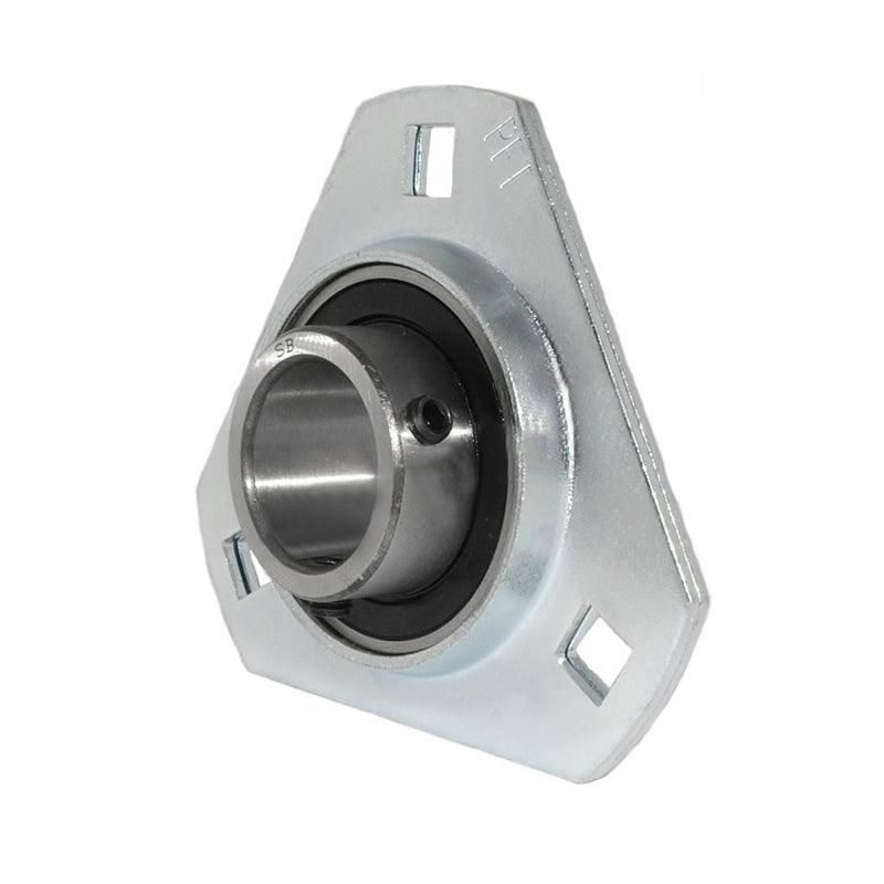 SBPFT204-12 Pressed Steel 3 Bolt Triangle Flange Housing with 3/4 inch insert