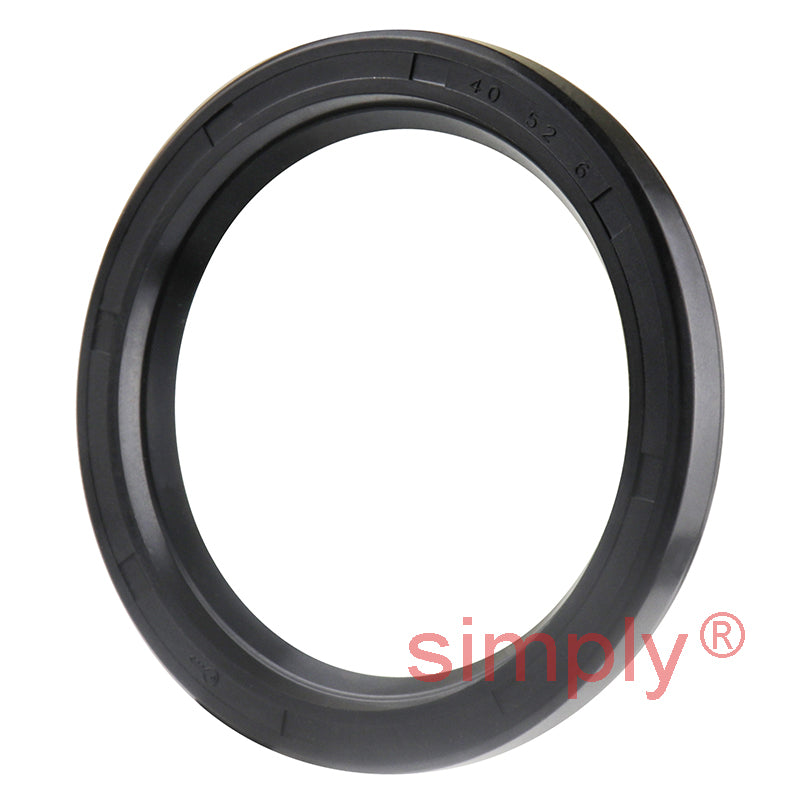 40x52x6mm Nitrile Rubber Single Lip Rotary Shaft Oil Seal with Garter Spring SC / R21