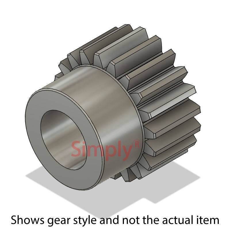 SS40/35B-20 Metric EN8 Spur Gear 35 Tooth 4 Mod Pilot Bored 20mm (H8)