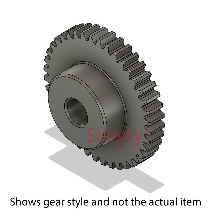 SS6DP/32B-1.25 Imperial EN8 Steel Spur Gear 32 Tooth 6 DP Bored 1.25 inch (H8)