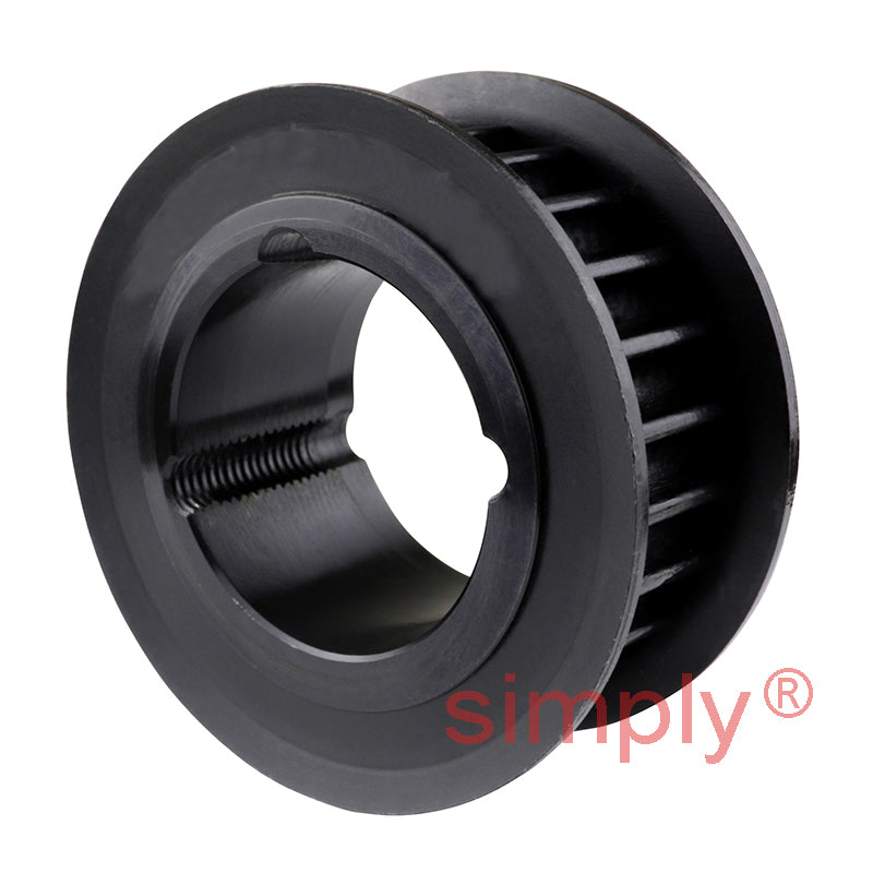 Drive-Flex TL144-14M-85 - 14mm Pitch 144 Tooth Flangeless HTD Type Cast Iron  Taper Bore Timing Pulley for 85mm Wide Belts