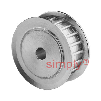 Drive-Flex G40T10/28-2 Aluminium Pilot Bore Timing Pulley with Flanges 10mm Pitch 28 Tooth for 25mm Wide Belts