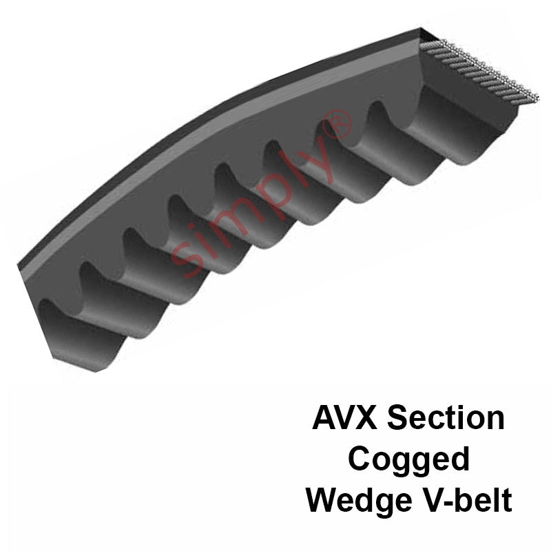 AVX11.9x758 Pix AVX-Section Cogged V-Belt