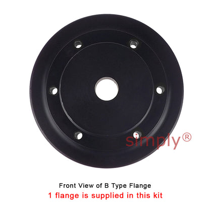 Major Brand F80F/F80B Inner Facing Taper Bore/Pilot Bored Tyre Drive Coupling Assembly with Fire Resistant Antistatic (F.R.A.S) Tyre