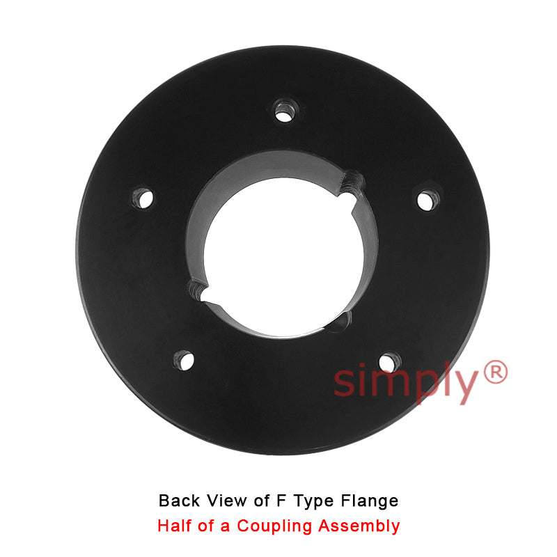 Major Brand F60F-MB Drive Coupling Inner Tapered Locking Bush Type Max Bush Bore 42mm / 1-5/8 inch