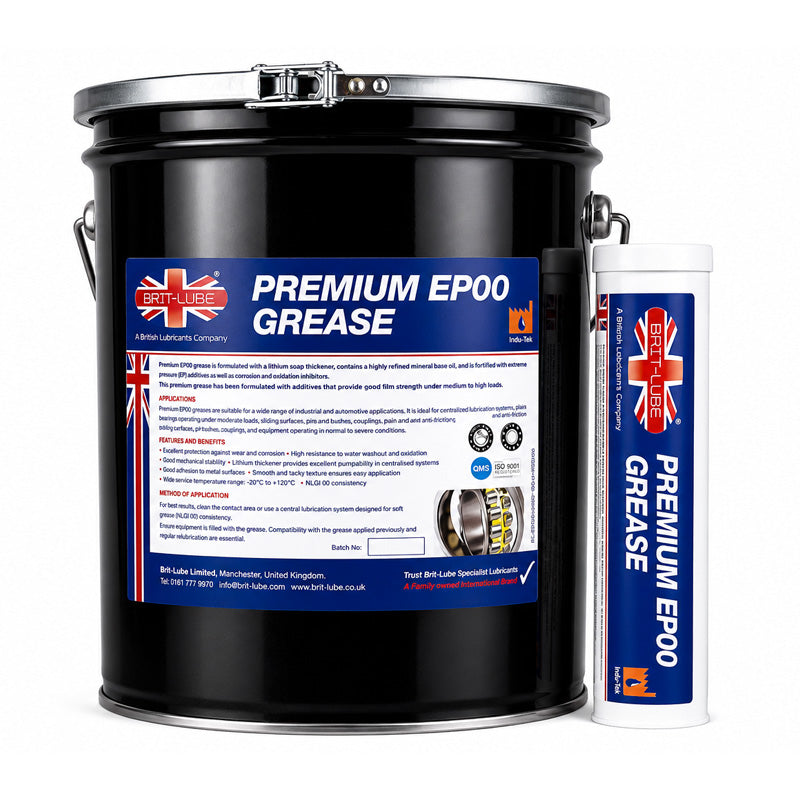 Brit-Lube Premium EP00 Grease 185kg  - Allow 2-3 Days