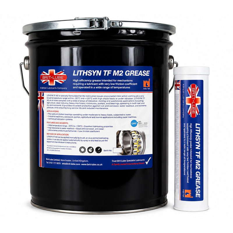 Brit-Lube Indu-Tek Lithsyn TF M2 3kg - Allow 2-3 Days