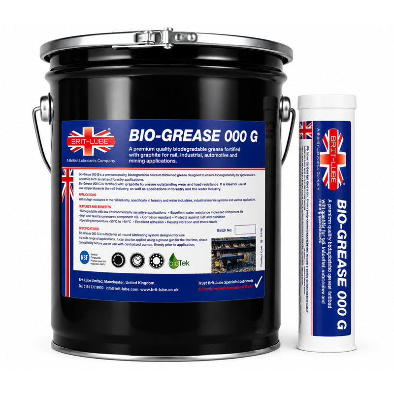 Brit-Lube Bio-Grease 000G 12.5kg - Allow 2-3 Days