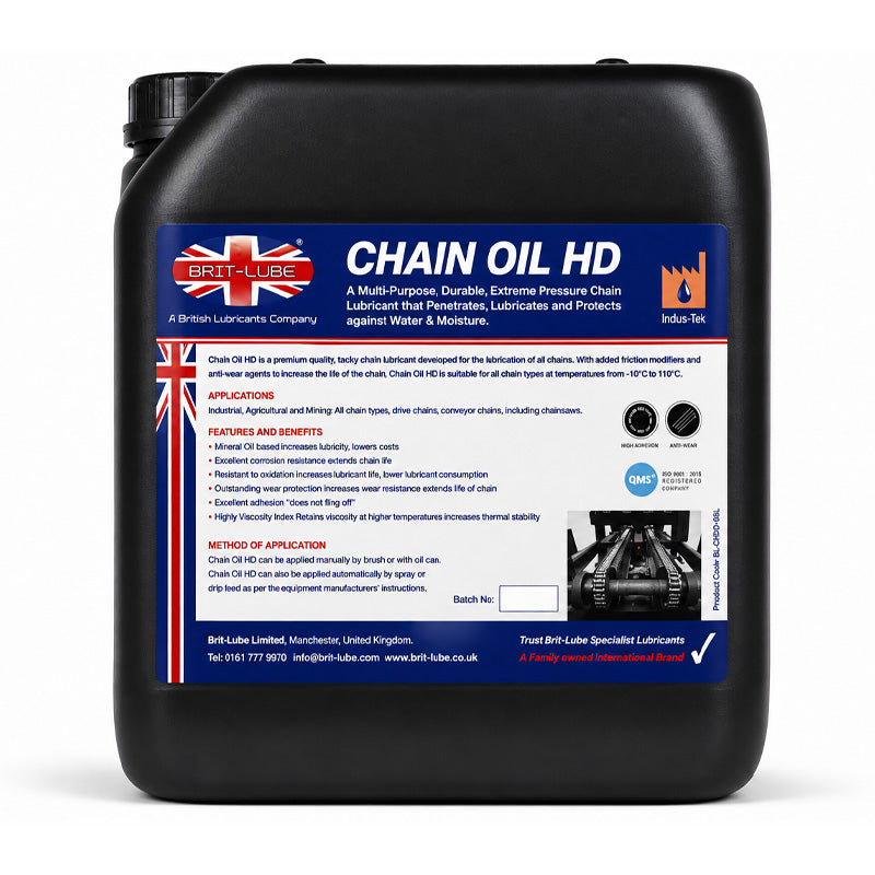 Brit-Lube Indu-Tek Chain Fluid HD 1000 Litre - Allow 2-3 Days