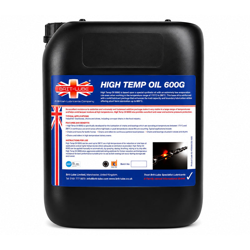 Brit-Lube Indu-Tek High Temp 600G 5 Litre - Allow 2-3 Days