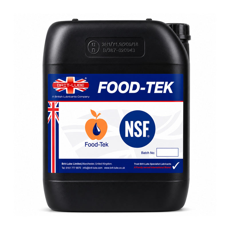 Brit-Lube Food-Tek HD Hydraulic Oil 32 5 Litre - Allow 2-3 Days