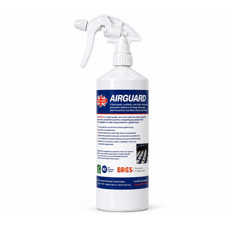 Brit-Lube Airguard Food Grade Pneumatic and Hydraulic Lubricant 1000 Litre - Allow 2-3 Days