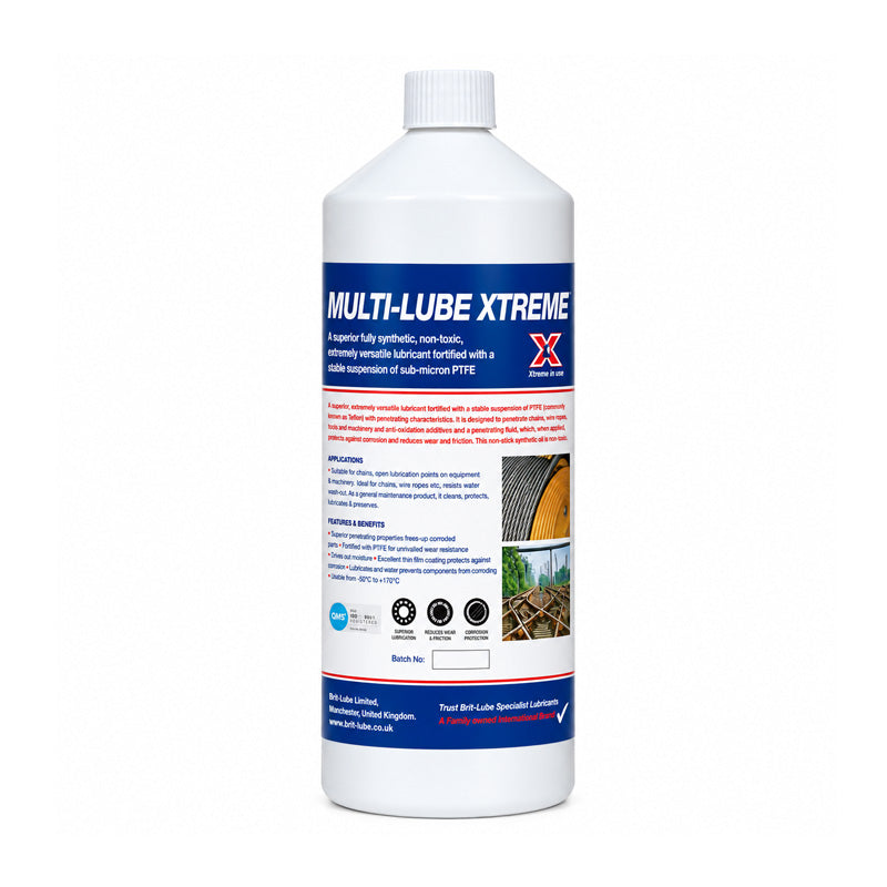 Brit-Lube Indu-Tek Multi-Lube Xtreme 1 Litre - Allow 2-3 Days