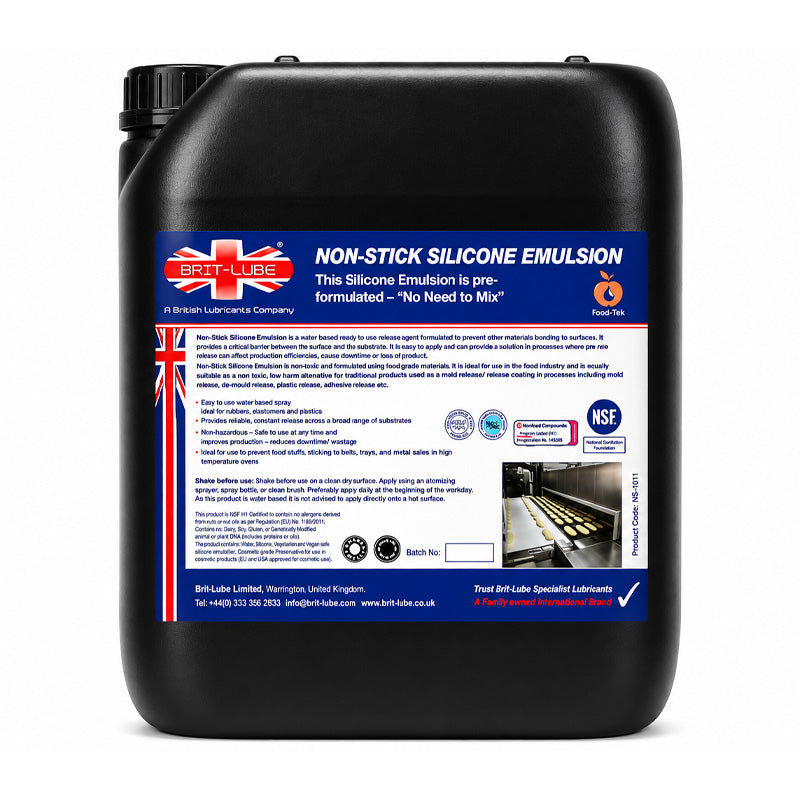 Brit-Lube Non Stick Silicone Emulsion - RTU 1000 Litre - Allow 2-3 Days