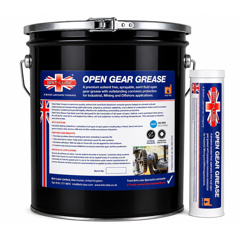 Brit-Lube Open Gear Grease 0 1kg - Allow 2-3 Days