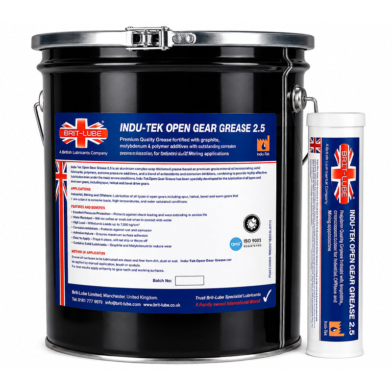 Brit-Lube Indu-Tek Open Gear Grease 2.5 1kg - Allow 2-3 Days