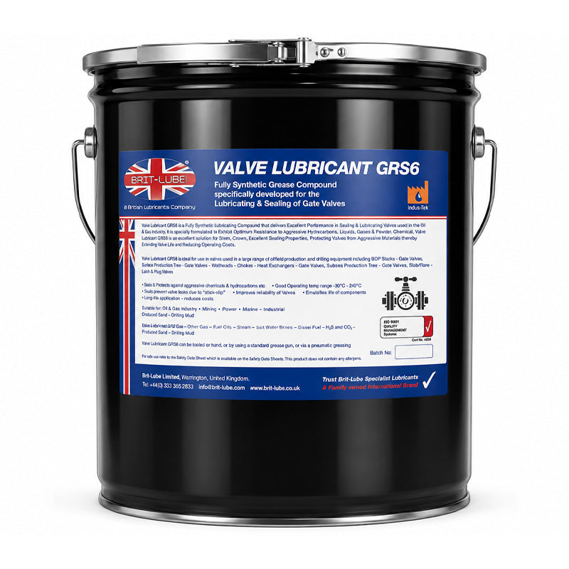 Brit-Lube Valve Lubricant GRS6 500g - Allow 2-3 Days