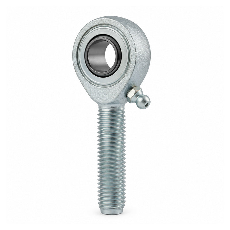 Durbal BRTM20-60-502 Left Hand Metric Stainless Steel Cage Design Male Rod End M20x1.5 Thread